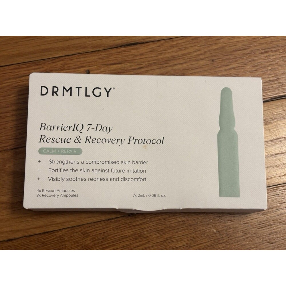Drmtlgy Barrier IQ 7-Day Rescue & Recovery Protocol 7 X 2 ML New
